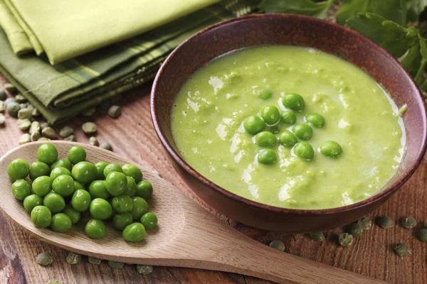 Суп из картофеля с зеленым горошком для малыша