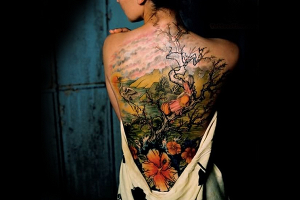 Японское искусство нанесения татуировки