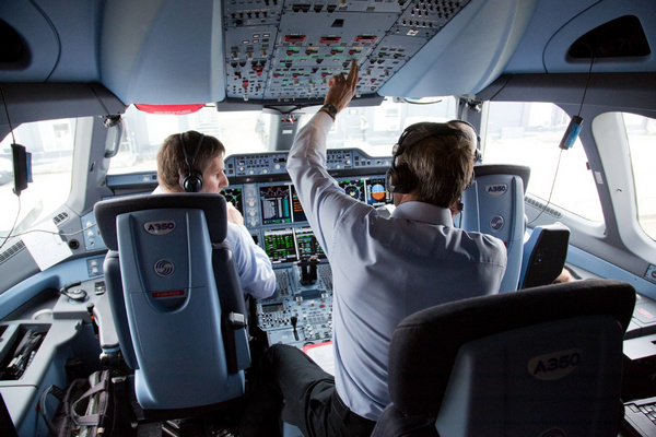 Стюардесса оценила способность простого пассажира посадить самолет