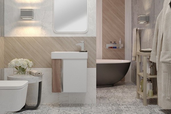 Что можно использовать в дизайне ванной комнаты?