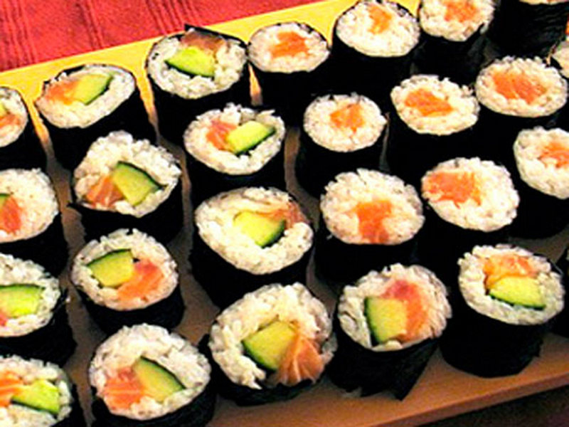 Рецепт приготовления суши под названием 