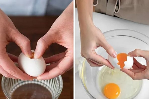 Почему нельзя разбивать яйца ножом и как делать это правильно