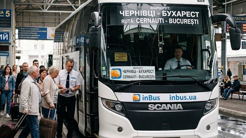 Автобус Черновцы Бухарест: комфортное путешествие с InBus
