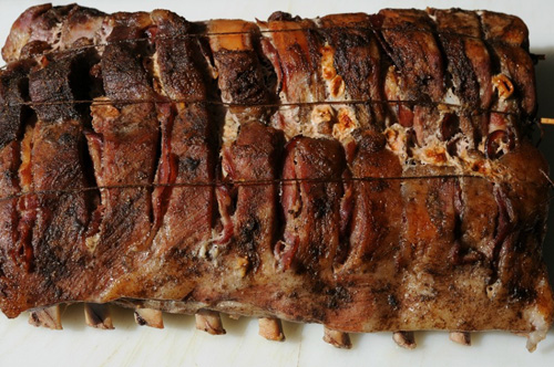 Как приготовить запеченную свиную корейку?