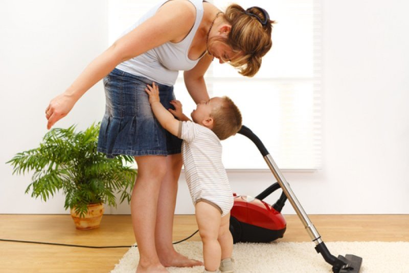 Как совместить домашние дела и ребенка
