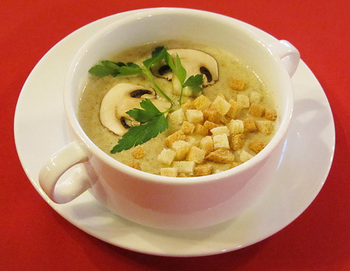 Как приготовить крем-суп из шампиньонов (Фоторецепт)