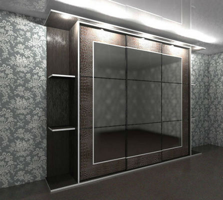Современный шкаф в интерьере: материалы и текстура