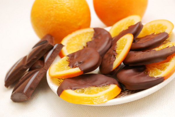 Как приготовить карамелизированные апельсины в шоколаде